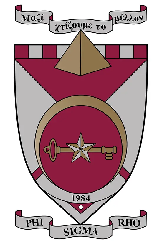 Phi Sigma Rho crest