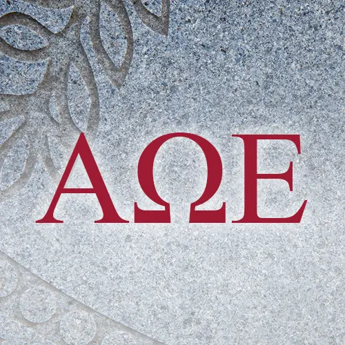 Alpha Omega Epsilon Greek Letters